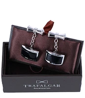 Trafalgar Esteban The Black Agate Cuff Links