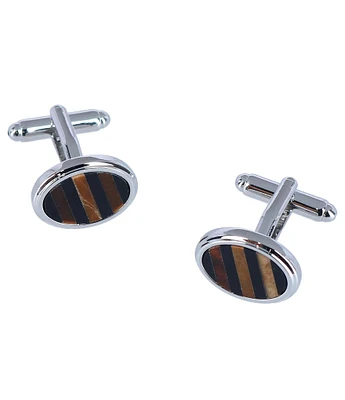 Trafalgar Raja Tiger Eye Cuff Links