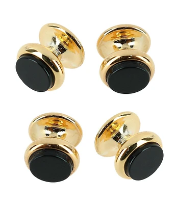 Trafalgar Sutton Genuine Onyx 4-Piece Tuxedo Stud Set