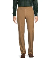 TravelSmart Classic Fit Flat Front Brushed Chino Pants