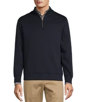 TravelSmart Long-Sleeve Quarter-Zip Solid Pullover