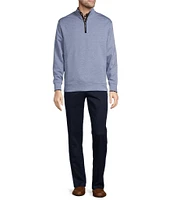 TravelSmart Long-Sleeve Quarter-Zip Solid Pullover