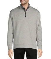 TravelSmart Long-Sleeve Quarter-Zip Solid Pullover