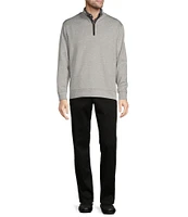 TravelSmart Long-Sleeve Quarter-Zip Solid Pullover