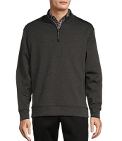 TravelSmart Long-Sleeve Quarter-Zip Solid Pullover