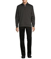 TravelSmart Long-Sleeve Quarter-Zip Solid Pullover