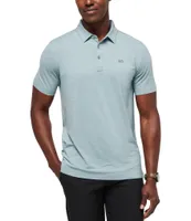 TravisMathew The Heater Performance Stretch Short Sleeve Polo Shirt