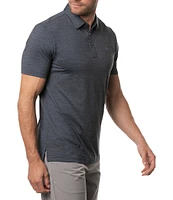 TravisMathew The Heater Performance Stretch Short Sleeve Polo Shirt