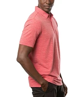 TravisMathew The Heater Performance Stretch Short Sleeve Polo Shirt
