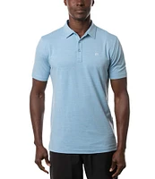 TravisMathew The Heater Performance Stretch Short Sleeve Polo Shirt