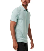 TravisMathew The Heater Performance Stretch Short Sleeve Polo Shirt