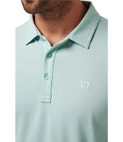 TravisMathew The Heater Performance Stretch Short Sleeve Polo Shirt