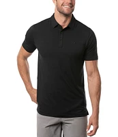 TravisMathew The Heater Performance Stretch Short Sleeve Polo Shirt