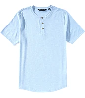 TravisMathew All Adrift Short Sleeve Henley Shirt