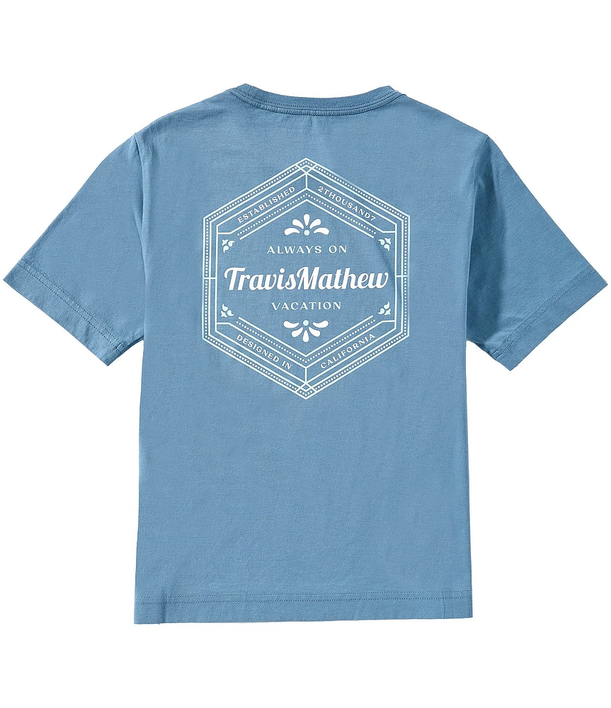 TravisMathew Big Boys 8-20 Maximum Stay T-Shirt