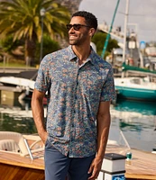 TravisMathew Day Cruise Button Up Short Sleeve Woven Shirt