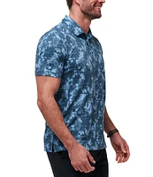 TravisMathew Featherweight Performance Stretch Pineapple Please Short Sleeve Polo Shirt