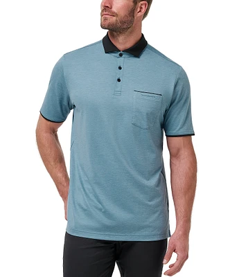 TravisMathew Featherweight Pocket Short Sleeve Polo Shirt