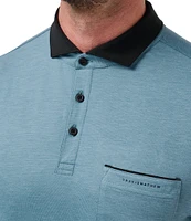 TravisMathew Featherweight Pocket Short Sleeve Polo Shirt