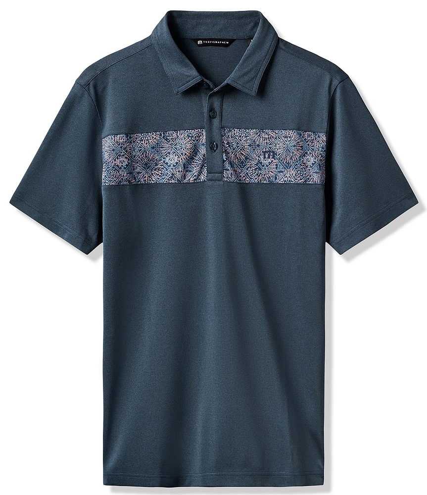 TravisMathew Good Good Acropolis Sleeve Polo Shirt