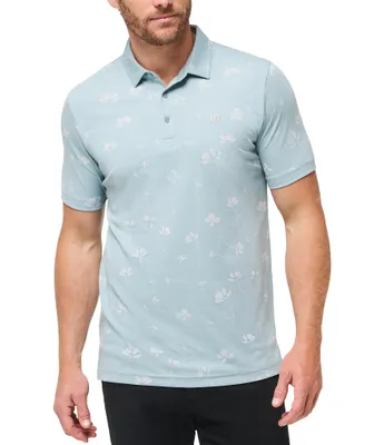 TravisMathew Good Time Feeling Modern Fit Short Sleeve Polo Shirt