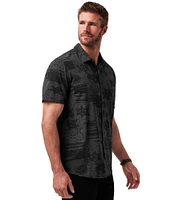 TravisMathew Gravitation Short Sleeve Woven Shirt
