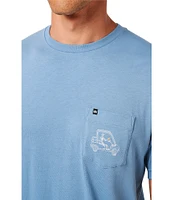 TravisMathew Lost Mapes Pocket Short Sleeve T-Shirt