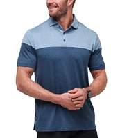 TravisMathew Performance Stretch Heater Pro CB Short Sleeve Polo Shirt