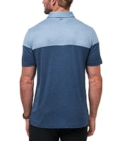 TravisMathew Performance Stretch Heater Pro CB Short Sleeve Polo Shirt