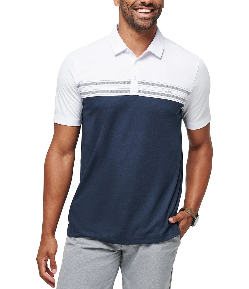 TravisMathew Performance Stretch Pali Short Sleeve Polo Shirt