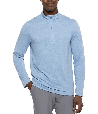 TravisMathew Performance Stretch The Heater Quarter-Zip Pullover