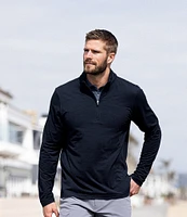 TravisMathew Performance Stretch The Heater Quarter-Zip Pullover