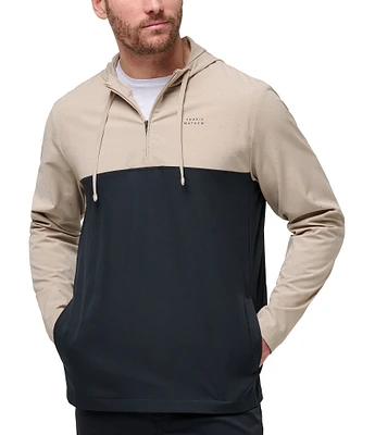 TravisMathew Rocky Shore Quarter-Zip Hoodie