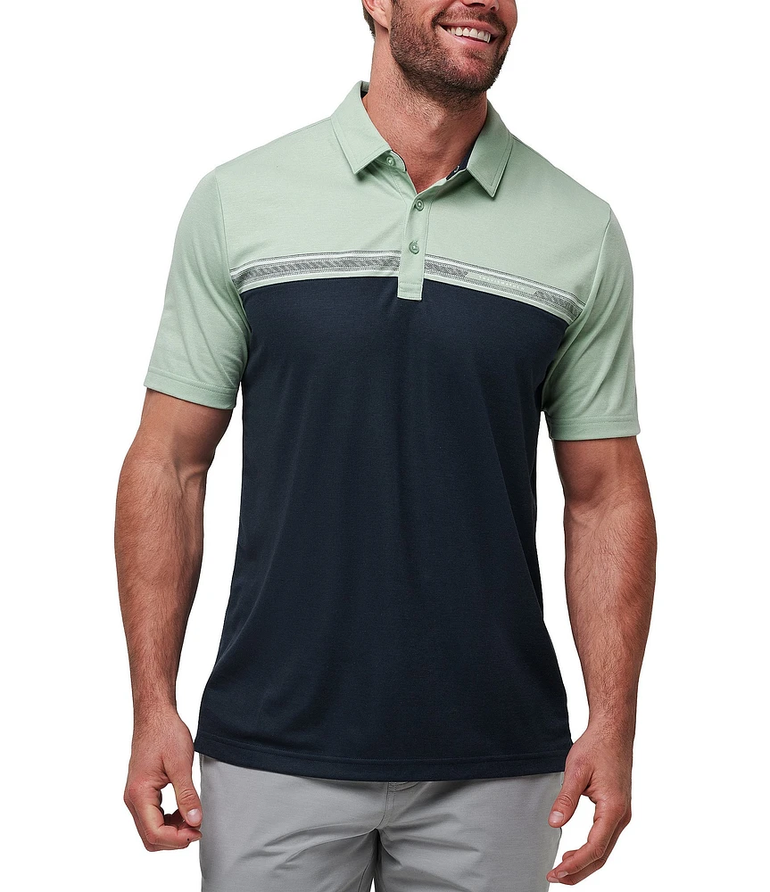 TravisMathew Rustic Route Short Sleeve Polo Shirt