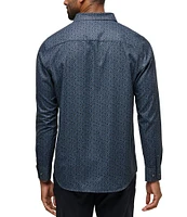 TravisMathew Stretch Country Mile Long Sleeve Woven Shirt