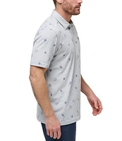 TravisMathew Stretch Cove Dive Short Sleeve Polo Shirt