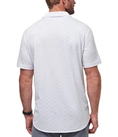 TravisMathew Stretch Set A Course Short Sleeve Woven Shirt