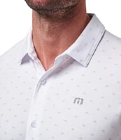 TravisMathew Stretch Set A Course Short Sleeve Woven Shirt