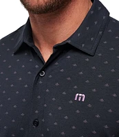 TravisMathew Stretch Set A Course Short Sleeve Woven Shirt