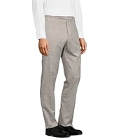 Tre Vero Modern Fit Flat Front Allover Print Dress Pants