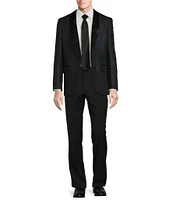 Tre Vero Modern Fit Jacquard Pattern Tuxedo Sport Coat