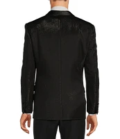 Tre Vero Modern Fit Metallic Tuxedo Sport Coat