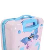 Triforce Kids 18#double; Hardside Fairy Print Carry-On Luggage