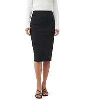 Trina Turk Amana Tropical Ponte Fitted Pencil Skirt