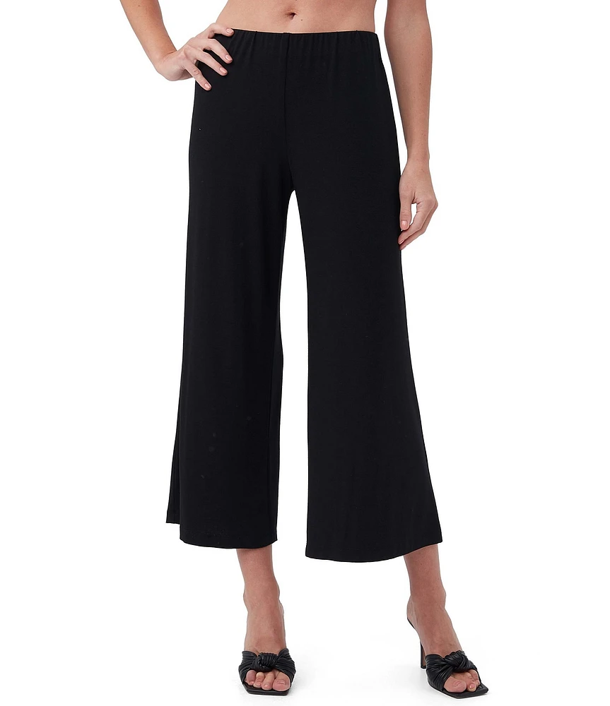 Trina Turk Atoll Jersey Wide Leg Cropped Pant