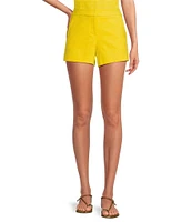 Trina Turk Corbin Geometric Jacquard Side Pocket Shorts