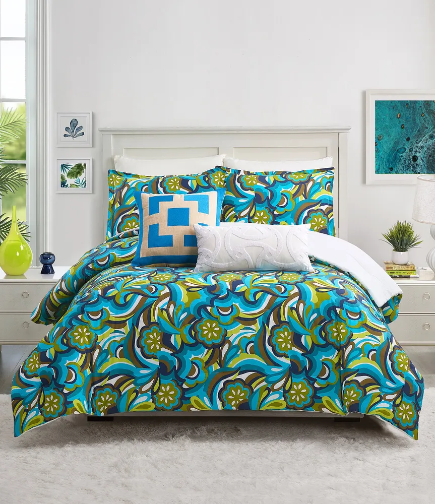 Trina Turk Fall Floral Comforter Mini Set