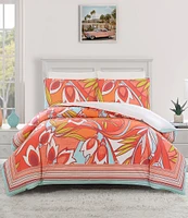 Trina Turk Fall Foliage Printed Comforter Mini Set