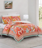 Trina Turk Fall Foliage Printed Duvet Cover Mini Set