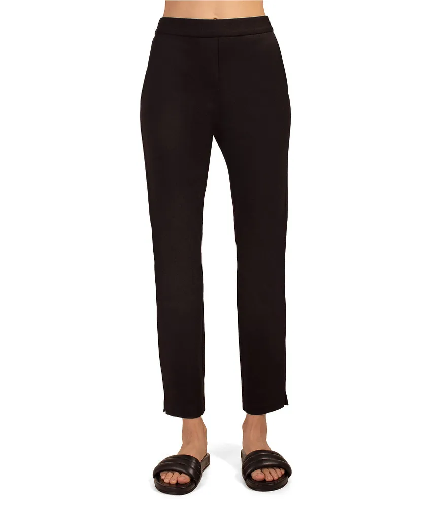 Trina Turk Laze Ponte Knit Pocketed Pull-On Straight Leggings